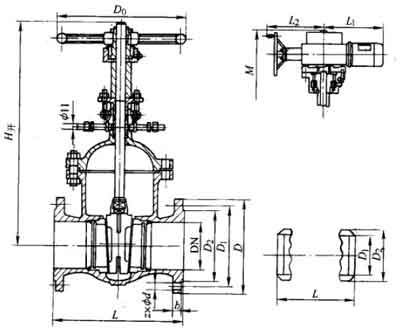 SZ40H��SZ940H��PN16ˮ���l�y��Ҫ���μ��Y(ji��)��(g��u)�ߴ�