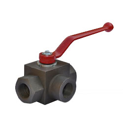 QJH型內螺紋高壓三通球芯截止閥