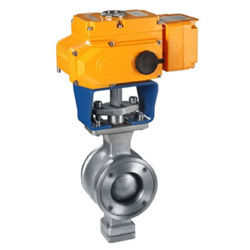 VQ977Y-16C型不銹鋼V型電動調節球閥