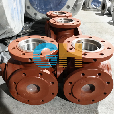 碳鋼聯動三通球閥SQ45F雙聯動三通球閥