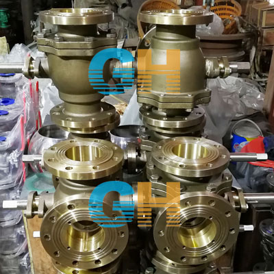 鎳鋁青銅聯動三通球閥,雙聯三通球閥